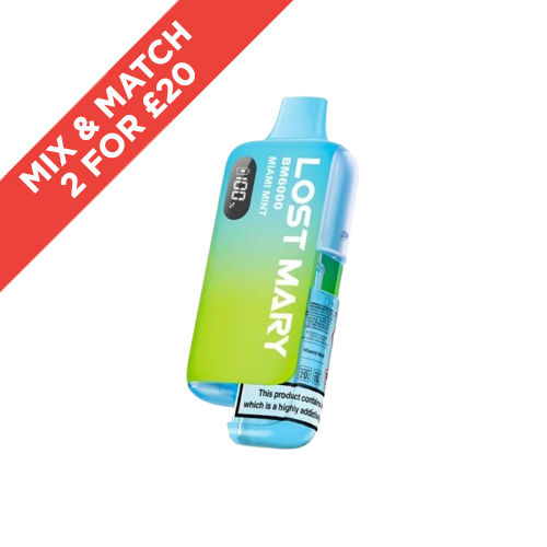 LOST MARY | BM6000 | REFILLABLE KIT | ALL FLAVOURS | SELLING FAST | UK