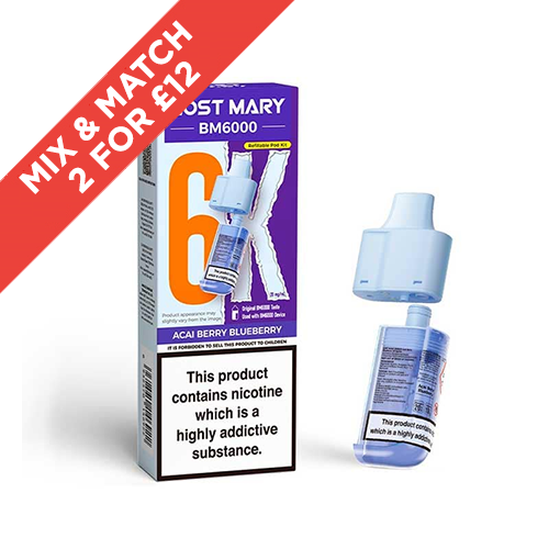 LOST MARY | BM6000 | REFILL PODS | ALL FLAVOURS | SELLING FAST | UK