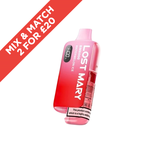 LOST MARY | BM6000 | REFILLABLE KIT | ALL FLAVOURS | SELLING FAST | UK