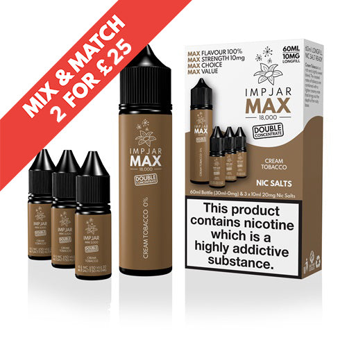 IMP JAR MAX | Cream Tobacco | 60ml Longfill