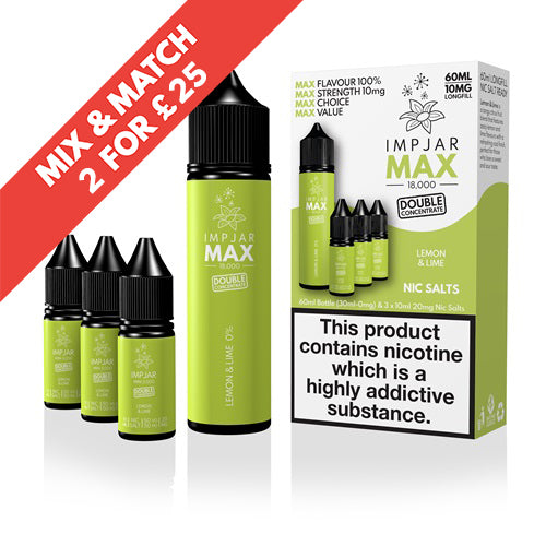 IMP JAR MAX | Lemon & Lime | 60ml Longfill
