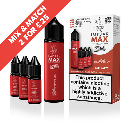 IMP JAR MAX | Sweet Strawberry Ice | 60ml Longfill