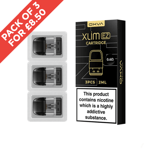 OXVA | Genuine | XLIM | EZ Replacement Pod | 2ML 3ML | 0.4 ohm 0.6 ohm 0.8 ohm | UK