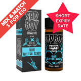 SAD BOY | Genuine | Shortfill | 100ml | All Flavours | Selling Fast | UK