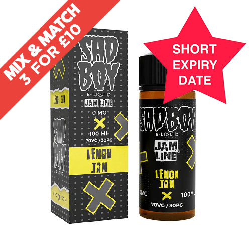 SAD BOY | Genuine | Shortfill | 100ml | All Flavours | Selling Fast | UK