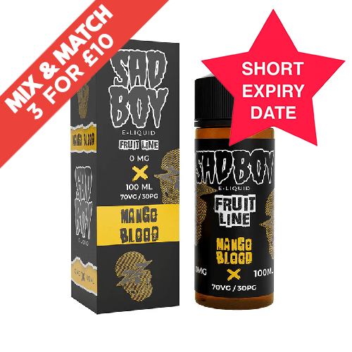 SAD BOY | Genuine | Shortfill | 100ml | All Flavours | Selling Fast | UK