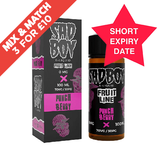 SAD BOY | Genuine | Shortfill | 100ml | All Flavours | Selling Fast | UK