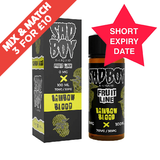 SAD BOY | Genuine | Shortfill | 100ml | All Flavours | Selling Fast | UK