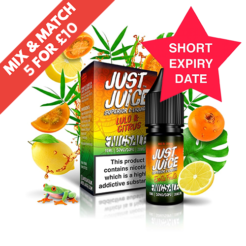 SHORT DATE - JUST JUICE - 10ML NIC SALT - 11MG - LULO & CITRUS