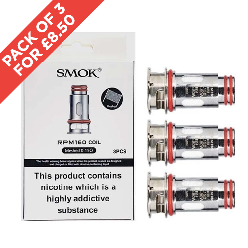 SMOK | Genuine | Rpm 160 Mesh Coil | 0.15 ohm | UK