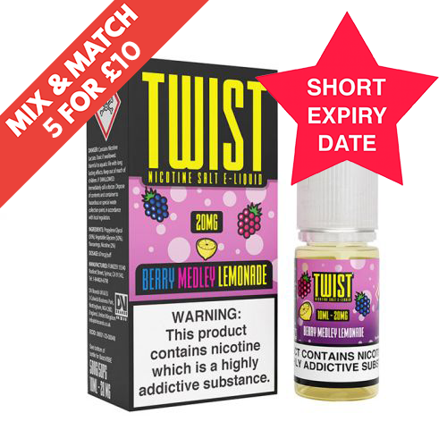 TWIST | Genuine | 10ml Nic Salts | 10MG 20MG | All Flavours | Selling Fast | UK