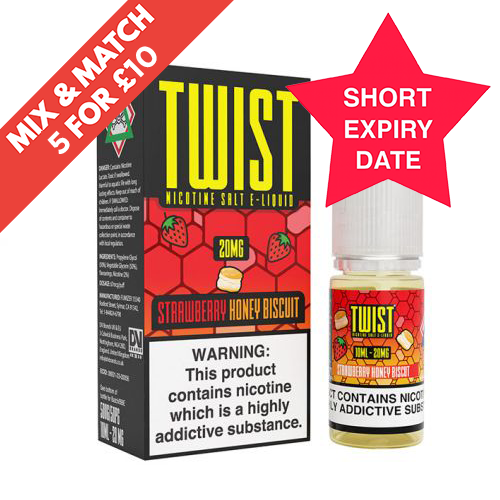 TWIST | Genuine | 10ml Nic Salts | 10MG 20MG | All Flavours | Selling Fast | UK