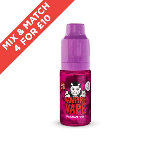 VAMPIRE VAPE | Genuine | 70-30 | 10ml | Pinkman | 3mg | Selling Fast | UK