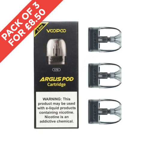 VOOPOO | Genuine | Argus Pod | 0.4 ohm 0.7 ohm 1.2 ohm | 2ML 3ML | UK