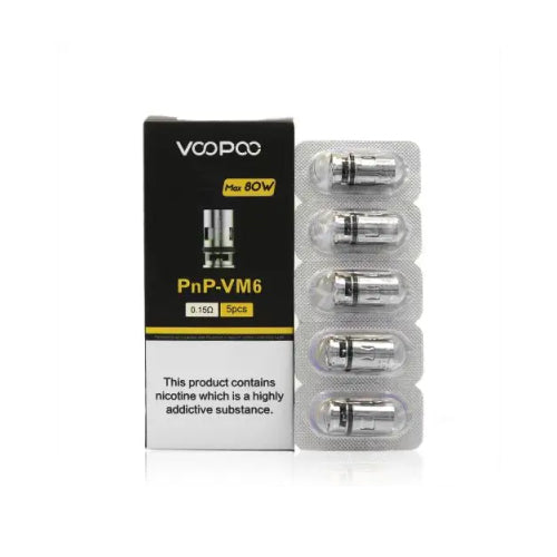 VOOPOO | Genuine | PNP Coils | 0.15 ohm 0.2 ohm 0.3 ohm 0.45 ohm 0.6 o VOOPOO | Genuine | PNP Coils | 0.15 ohm 0.2 ohm 0.3 ohm 0.45 ohm 0.6 o